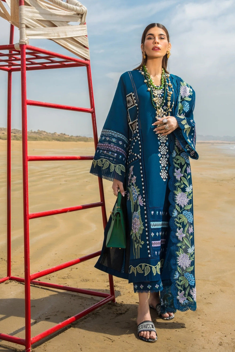 Lawn - 3 Piece Unstitched Fully Embroided Suit CM-30