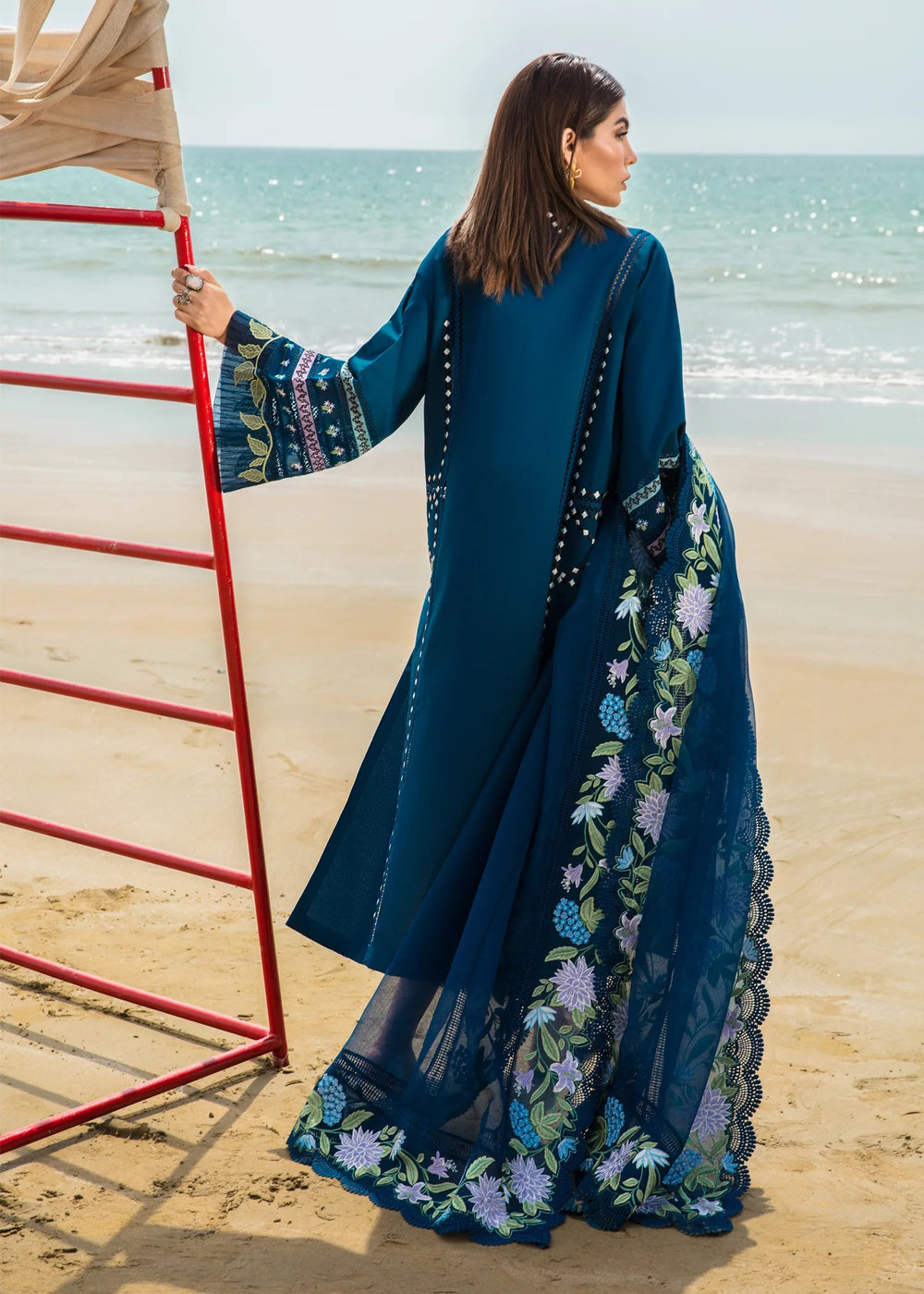 Lawn - 3 Piece Unstitched Fully Embroided Suit CM-30