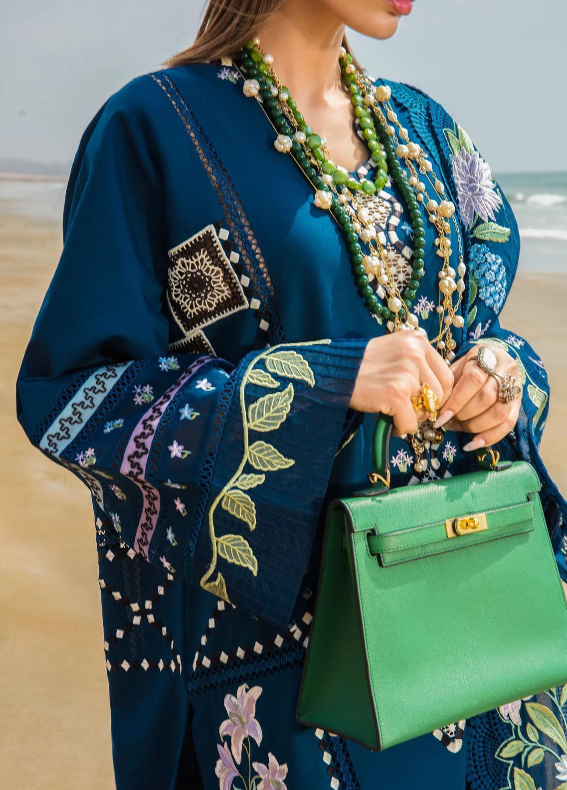Lawn - 3 Piece Unstitched Fully Embroided Suit CM-30