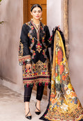 3 Piece - Unstitched Fully Embroided Lawn Fabric