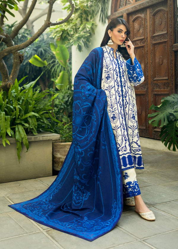 3 Piece - Unstitched Digital Printed Lawn Fabric ZC-424