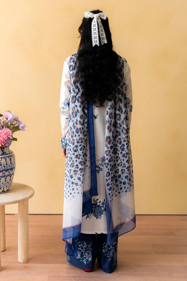 3 Piece - Unstitched Digital Printed Lawn Fabric