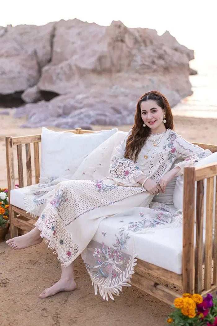 3 Piece - Unstitched Chicken Kari Embroidered Lawn Suit QL-2605
