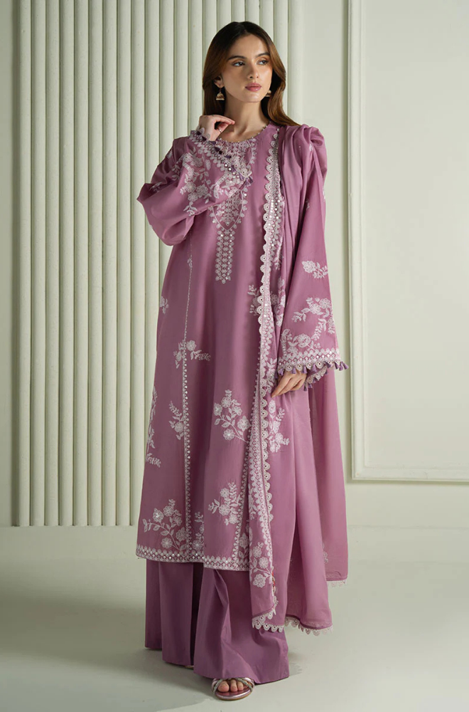 3 Piece - Unstitched Fully Embroidered Lawn Fabric CS-900
