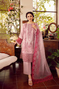 3 Piece - Unstitched Fully Embroided Lawn Fabric RA-46
