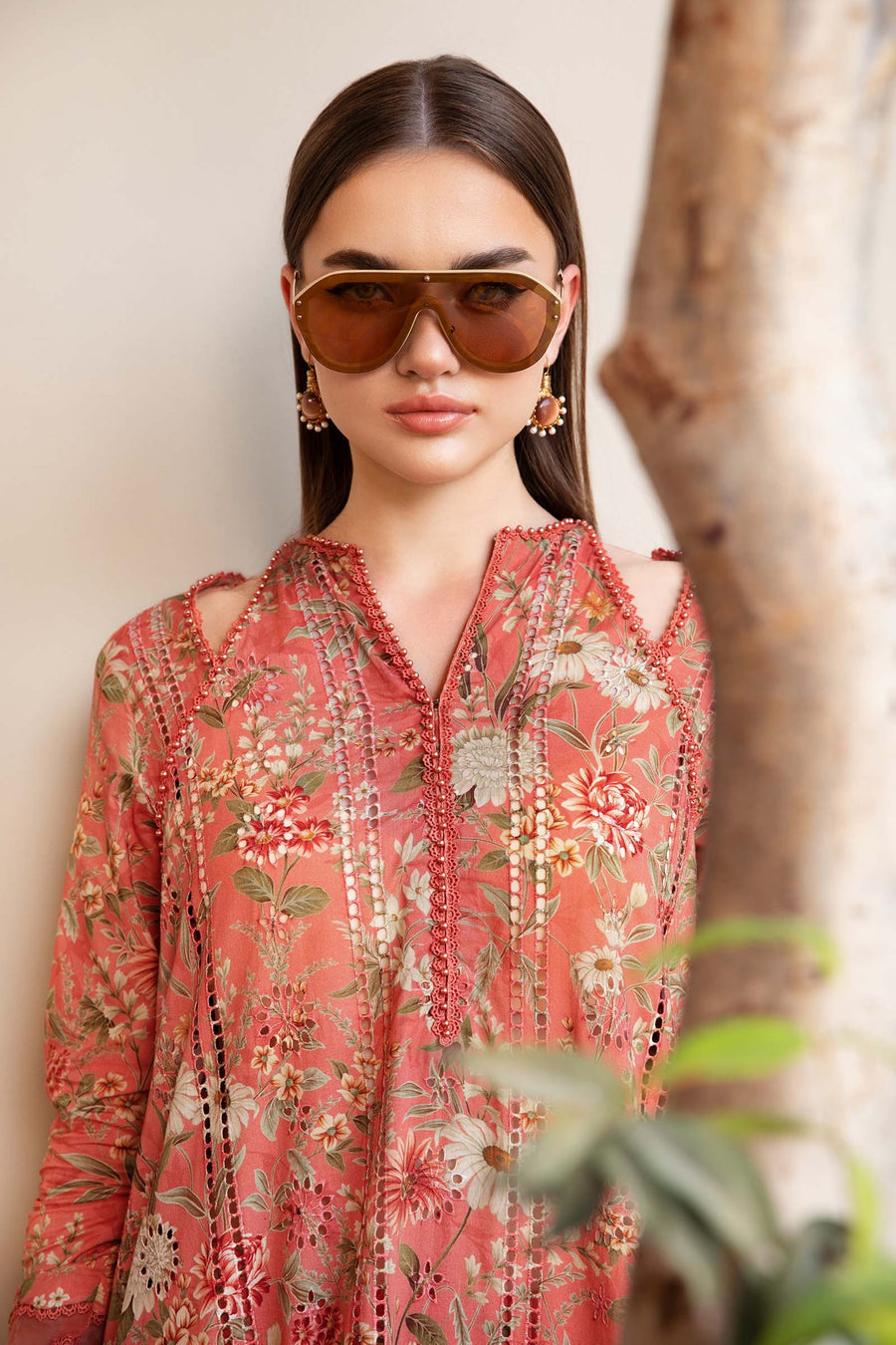 3 Piece - Unstitched Digital Printed Lawn Fabric MB-470