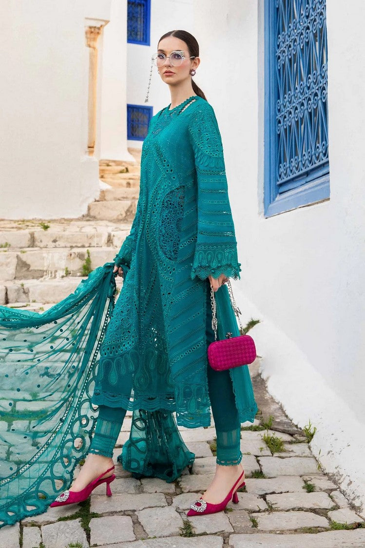 3 Piece - Unstitched Fully Lawn Fabric MB-2595